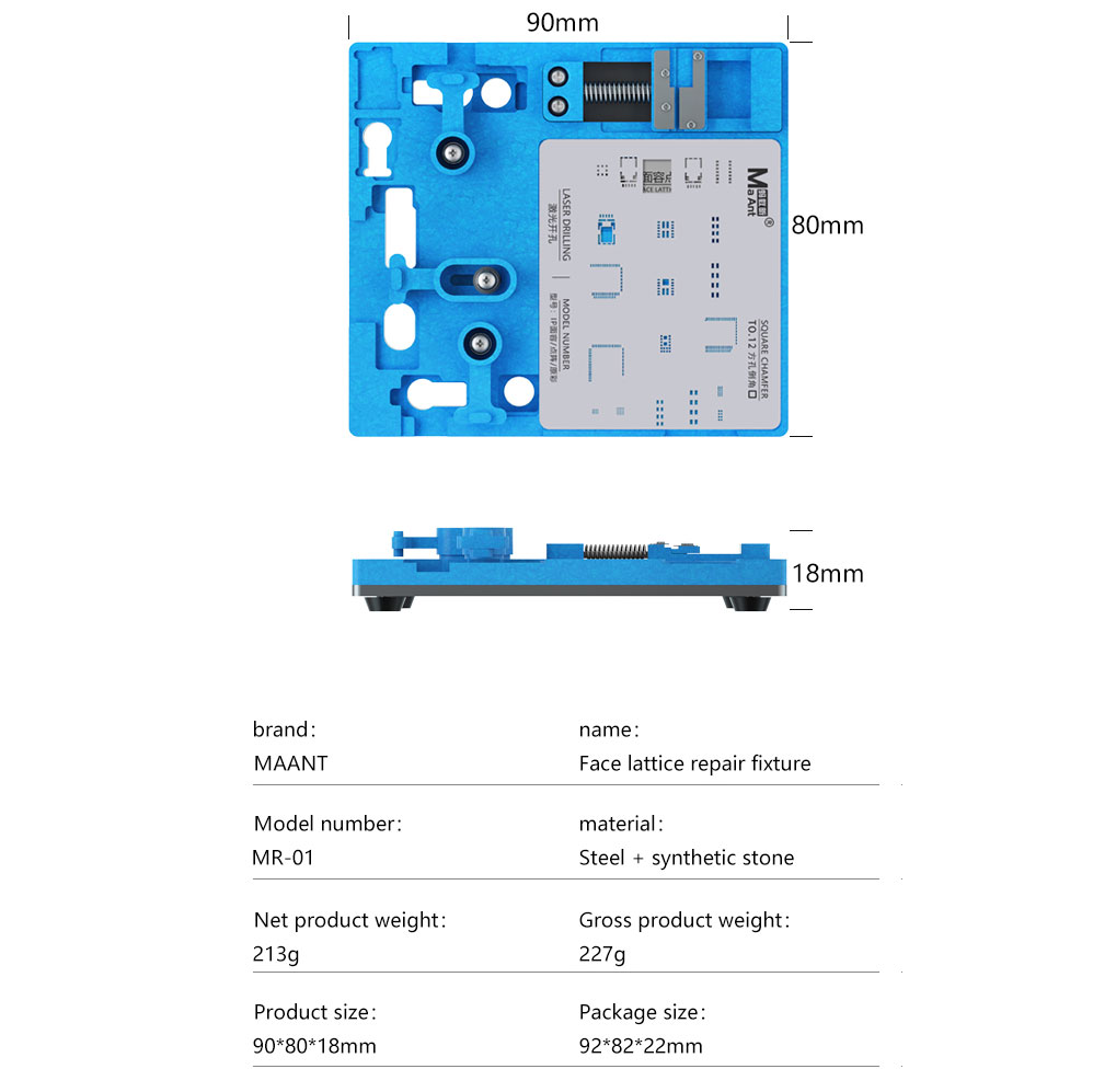 فیکسچر فیس آیدی آیفون X تا 16PRO MAX مانت MAANT MR-01