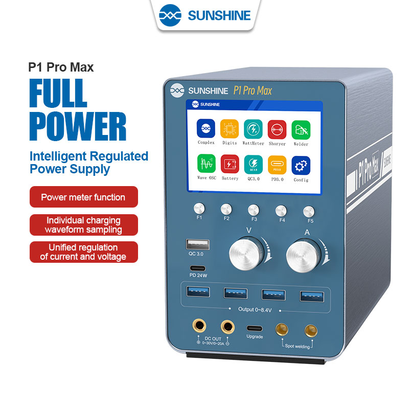 منبع تغذیه و دستگاه جوش و شورت کیلر و مولتی شارژر سانشاین SUNSHINE P1 Pro Max